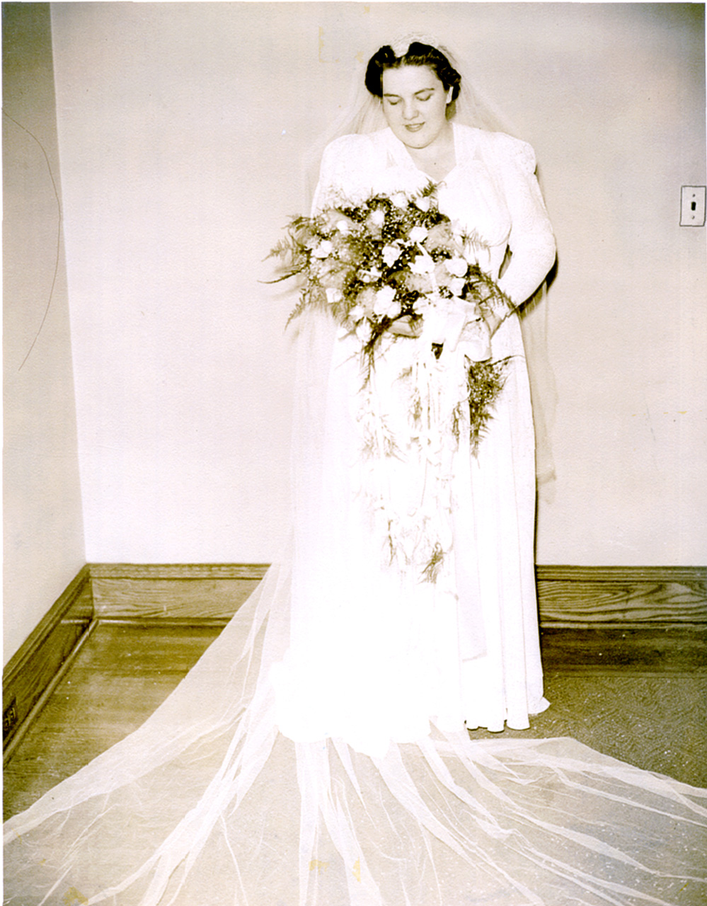 41-06-29, 01, Wedding, Blanche Klingelstein and Joe Bruno