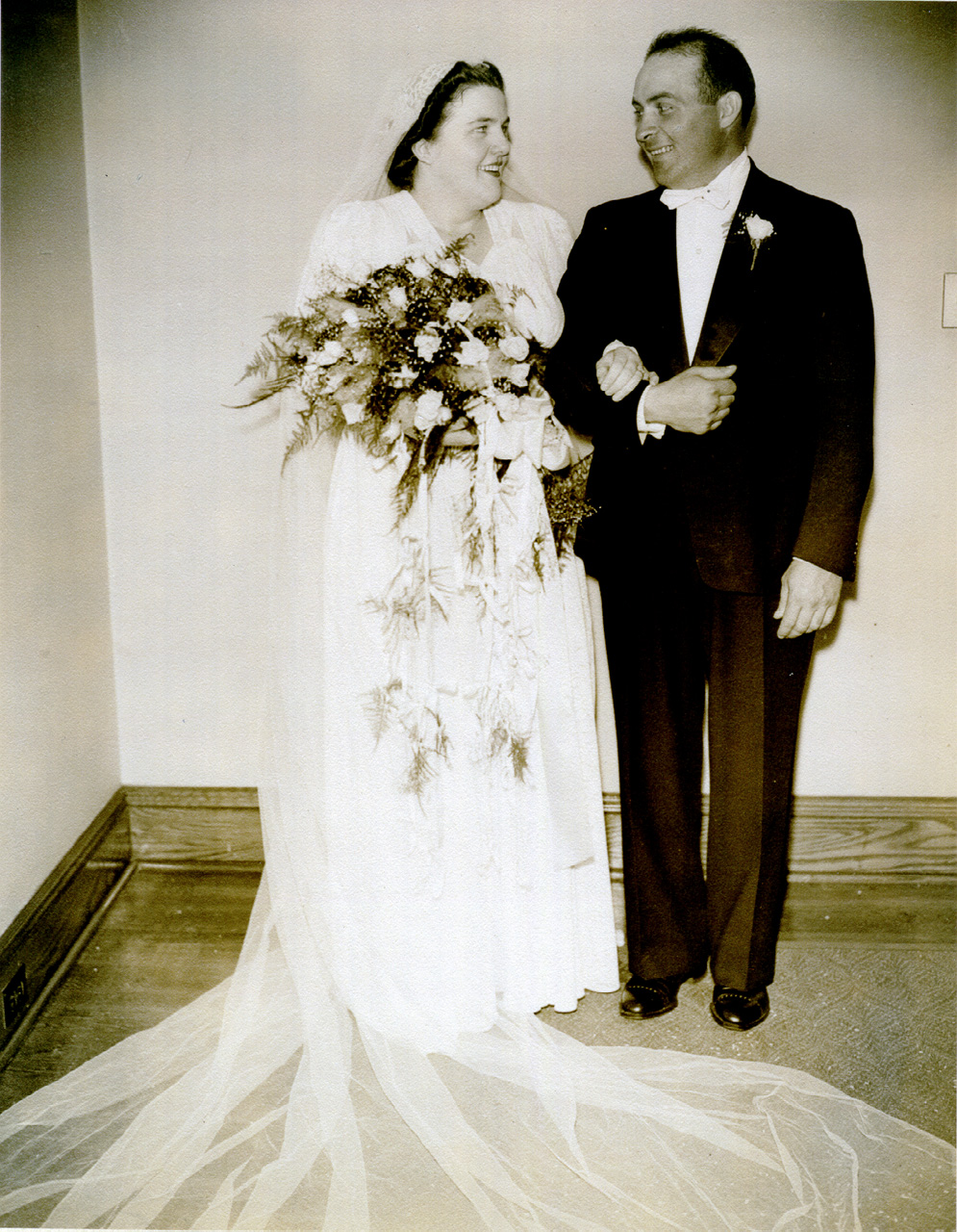 41-06-29, 05, Wedding, Blanche Klingelstein and Joe Bruno