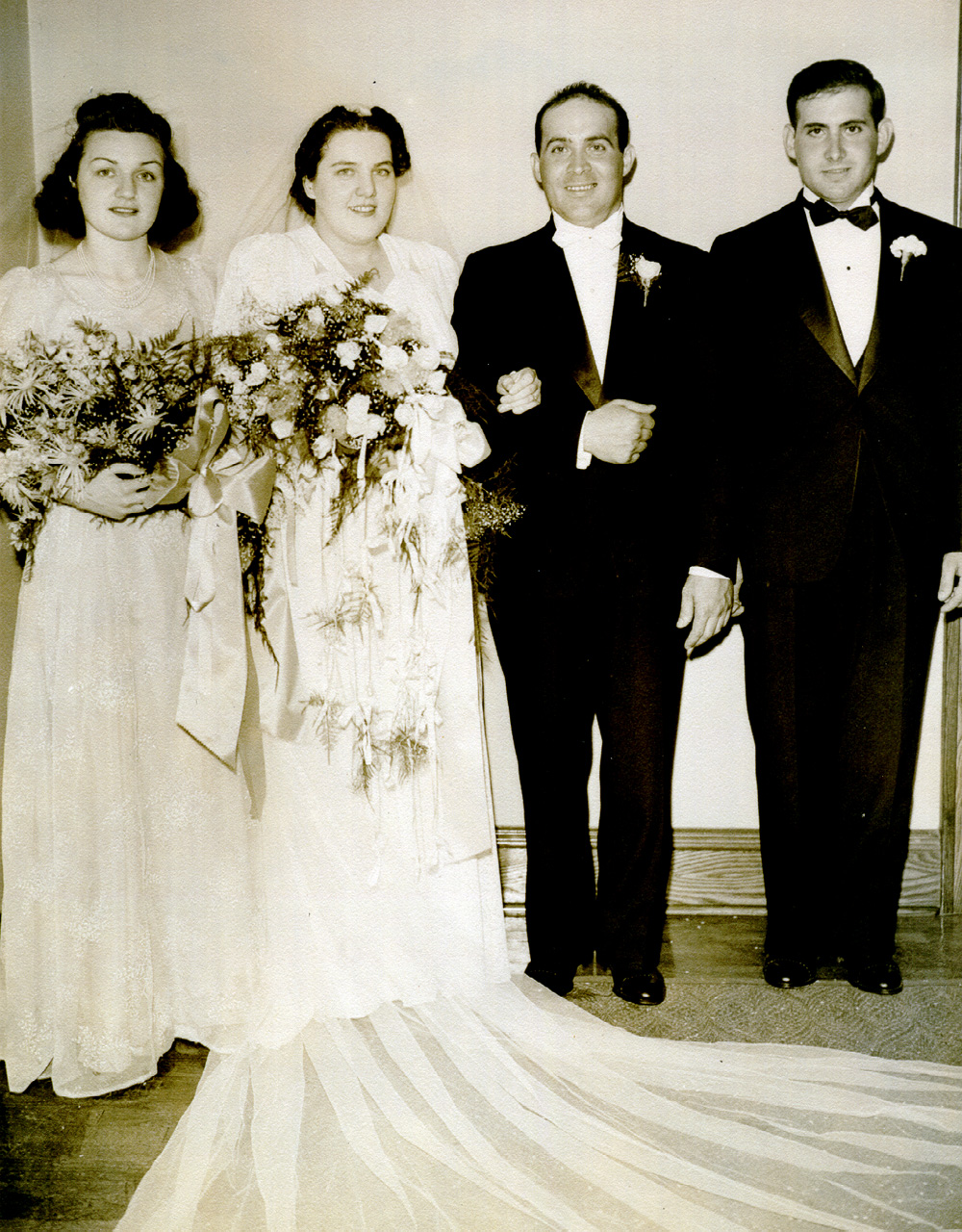 41-06-29, 07, Wedding, Blanche Klingelstein and Joe Bruno