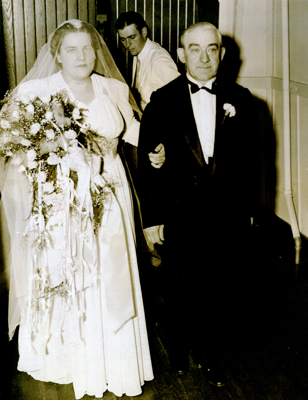 41-06-29, 08, Wedding, Blanche Klingelstein and Joe Bruno