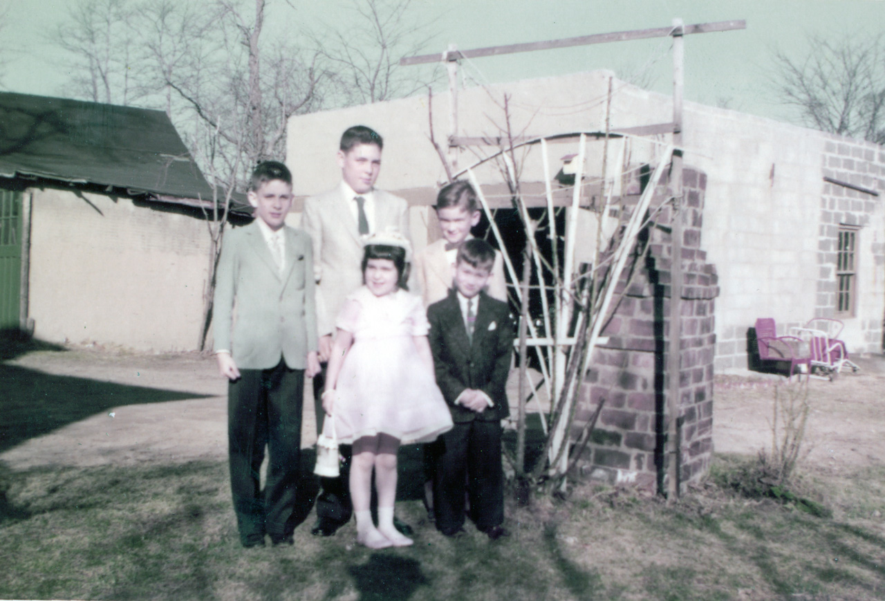 57-04-00, 02, Frank, Johnny, Gerry, Peter, Janice Easter