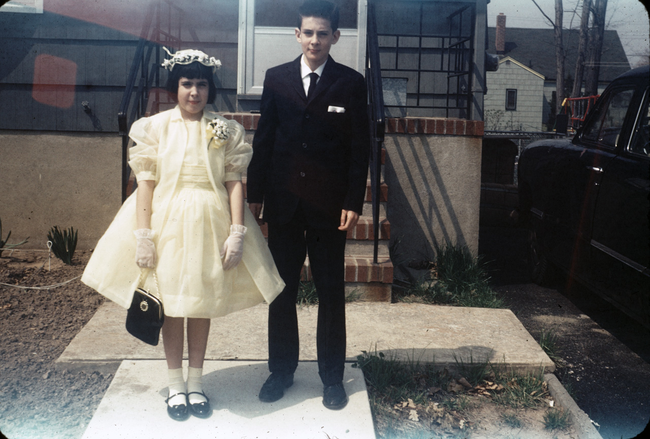 60-04-13, 09, Easter, Janice and Gerald Bruno