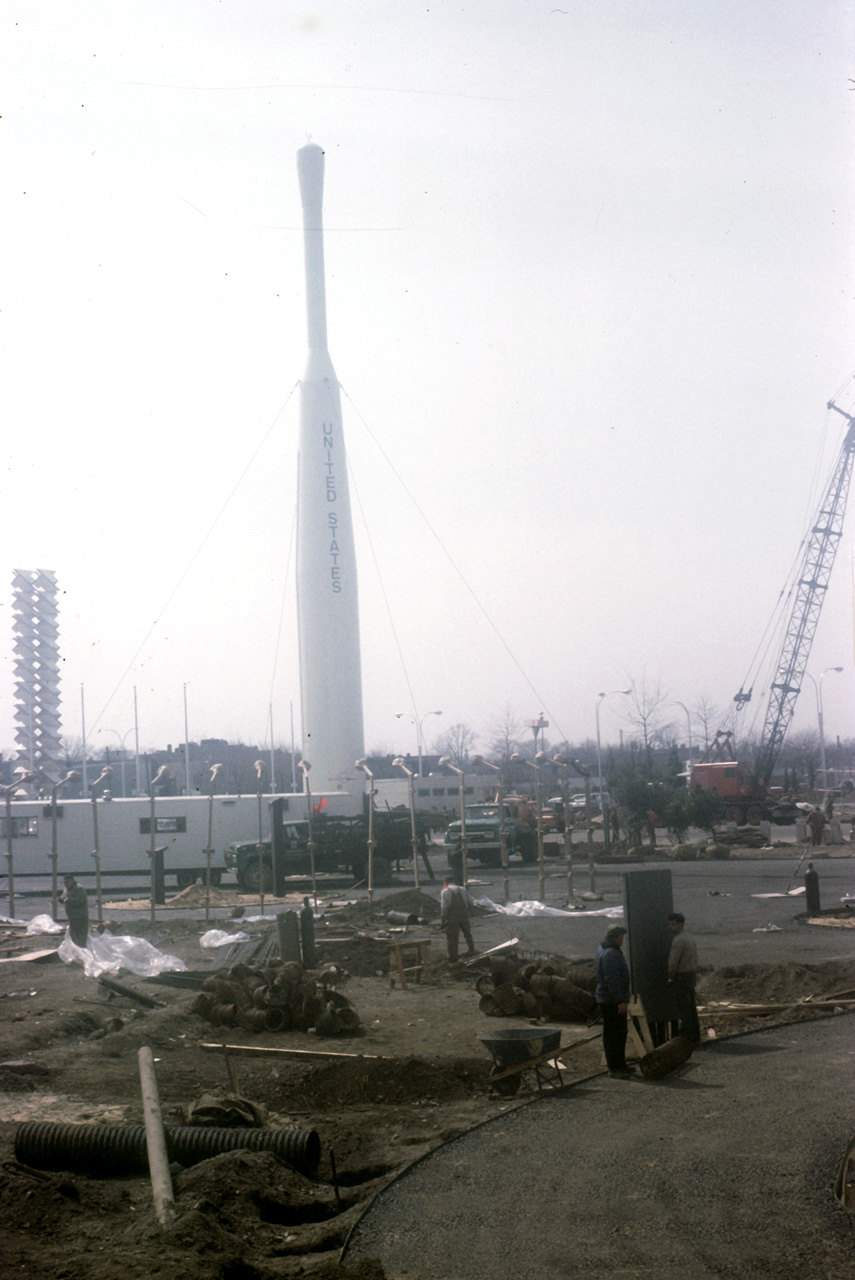 64-03-24, 25, World's Fair, under construction