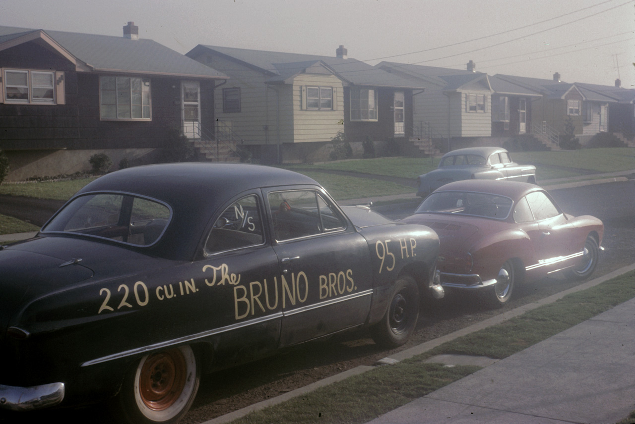 64-04-05, 04, Kahrmin Ghia and 50 Ford Coupe