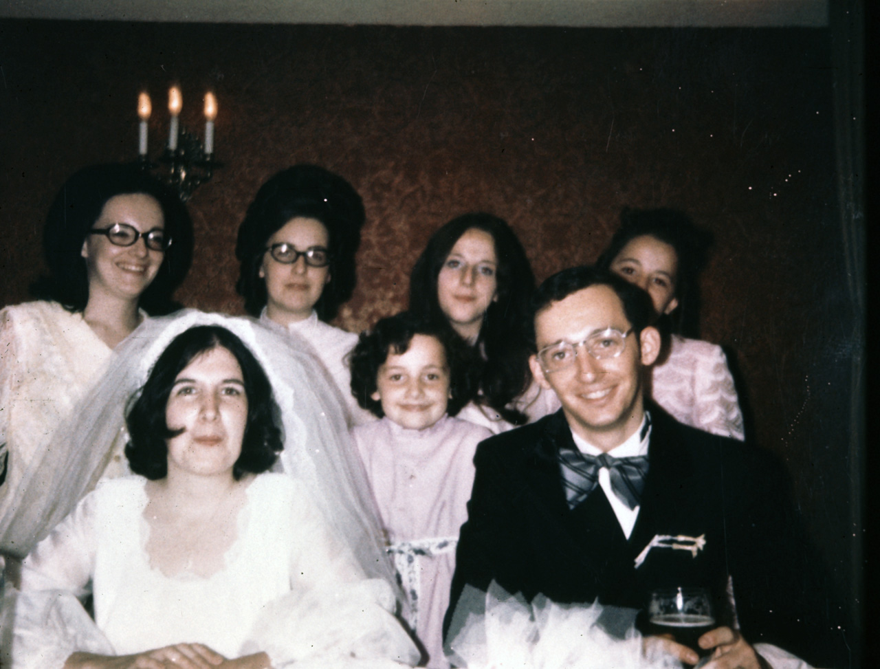 71-06-12, 021, Wedding, Robert Bayer and Sisters